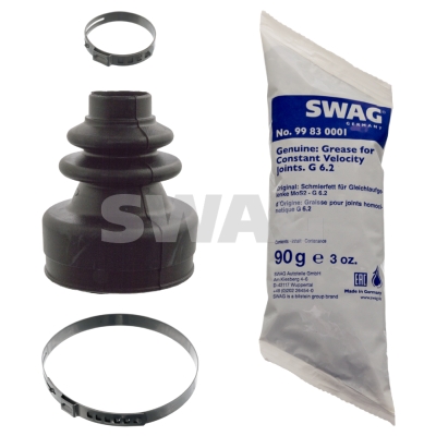 SWAG 70 91 4906 Féltengely gumiharang készlet, porvédő készlet